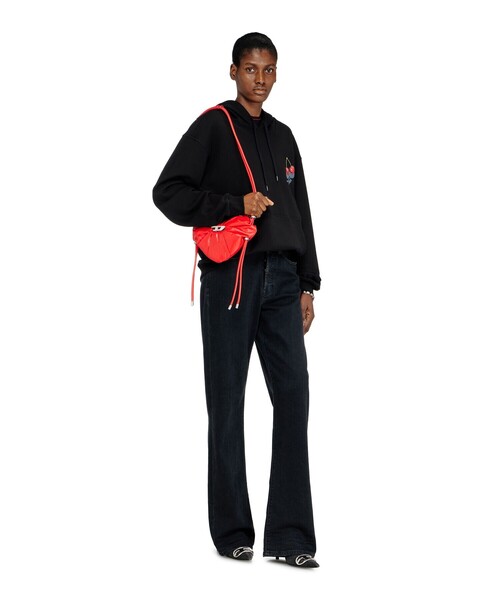 DIESEL（ディーゼル）の「ウィメンズ ショルダーバッグ SCRUNCH-D HEART（ショルダーバッグ・レディース・ブラック/レッド・UNI）」の9枚目の写真