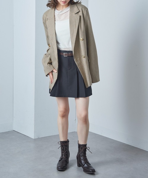 MAISON BREEZE（メゾンブリーズ）の「【MAISON BREEZE】≪美脚≫ レースアップショートブーツ LIM（ブーツ・レディース・ブラック/ダークブラウン・S/M/LL/L）」の14枚目の写真