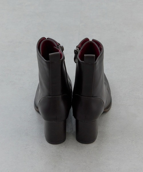 MAISON BREEZE（メゾンブリーズ）の「【MAISON BREEZE】≪美脚≫ レースアップショートブーツ LIM（ブーツ・レディース・ブラック/ダークブラウン・S/M/LL/L）」の19枚目の写真