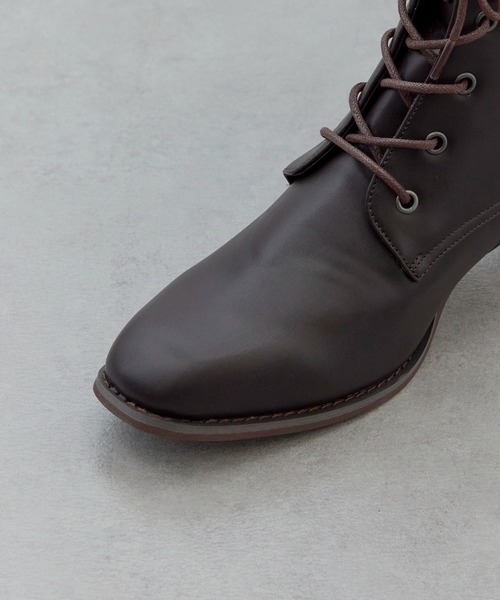 MAISON BREEZE（メゾンブリーズ）の「【MAISON BREEZE】≪美脚≫ レースアップショートブーツ LIM（ブーツ・レディース・ブラック/ダークブラウン・S/M/LL/L）」の20枚目の写真