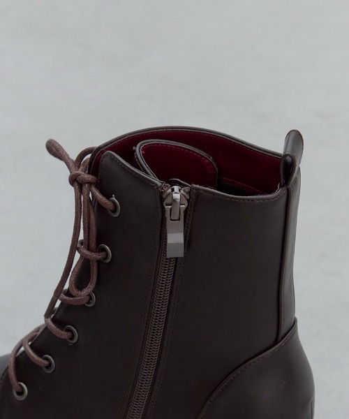 MAISON BREEZE（メゾンブリーズ）の「【MAISON BREEZE】≪美脚≫ レースアップショートブーツ LIM（ブーツ・レディース・ブラック/ダークブラウン・S/M/LL/L）」の21枚目の写真