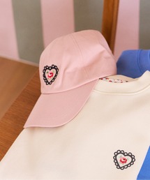 Cath Kidston（キャスキッドソン）の「アイコンキャップ Lace Heart（キャップ）」