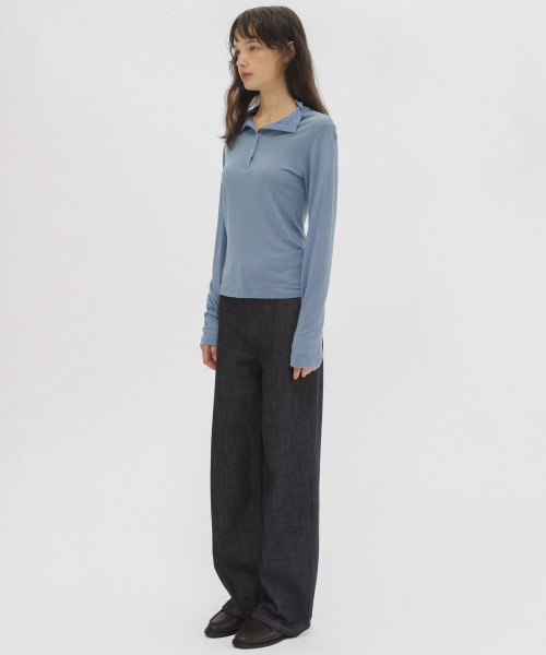 ANDNEEDS(アンドニーズ)の「Potter straight denim (indigo)(デニムパンツ・レディース・その他・MEDIUM/SMALL)」の4枚目の写真