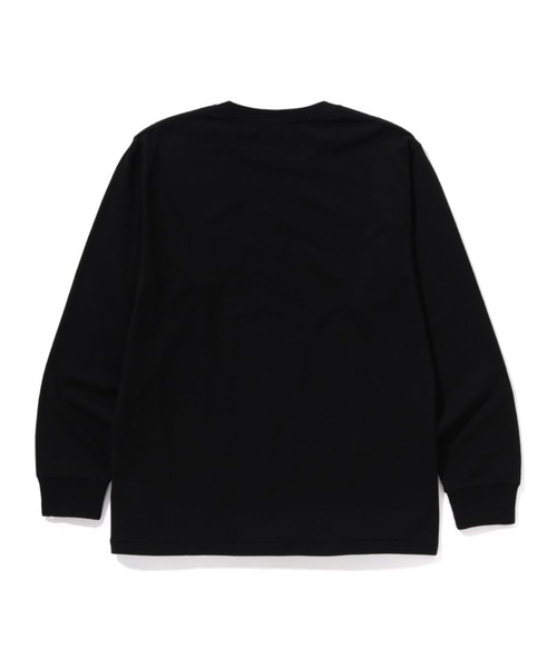 A BATHING APE（アベイシングエイプ）の「ONE POINT LS TEE（Tシャツ/カットソー・メンズ・サックスブルー/ブラック/ホワイト/グリーン/グレー/ネイビー・XX-LARGE/MEDIUM/LARGE/X-LARGE/XXX-LARGE/SMALL）」の8枚目の写真