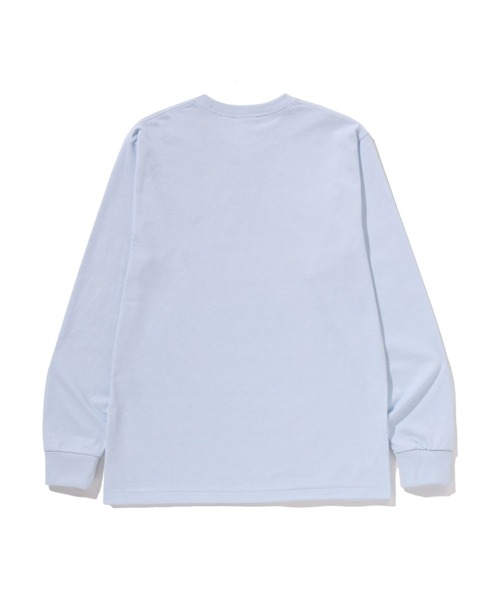 A BATHING APE（アベイシングエイプ）の「ONE POINT LS TEE（Tシャツ/カットソー・メンズ・サックスブルー/ブラック/ホワイト/グリーン/グレー/ネイビー・XX-LARGE/MEDIUM/LARGE/X-LARGE/XXX-LARGE/SMALL）」の12枚目の写真