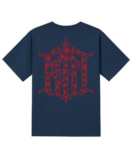 KAN6312(カン6312)の「KTN0067 カノブ 半袖Tシャツ - ネイビー(Tシャツ/カットソー・メンズ・その他・LARGE/MEDIUM/SMALL/X-LARGE)」の1枚目の写真