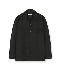 BESLOW（ビースロー）の「MILITARY CONVERTIBLE COLLAR SHIRTS BLACK（シャツ/ブラウス）」