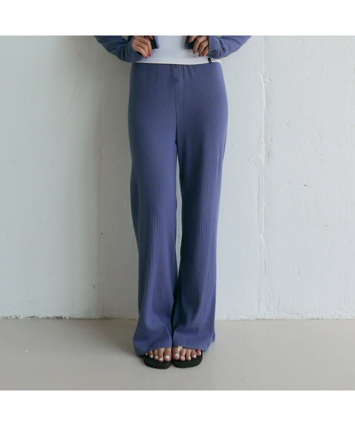 DEARSTALKER（ディアストーカー）の「D. BASIC PJ POINTELLE PANTS - 3 COLOR（その他パンツ・レディース・グレー/ブルー/ブラック・FREE）」の3枚目の写真