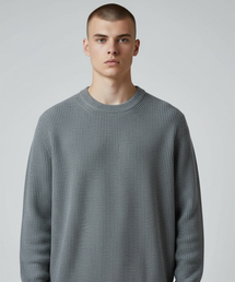 Soft Hachi Cushion Round Knit (Charcoal)