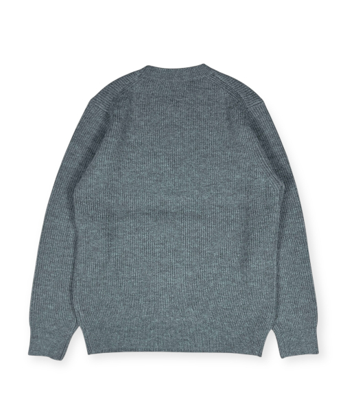 BORN SLIPPY(ボーンスリッピー)の「Soft Hachi Cushion Round Knit (Charcoal)(ニット/セーター・メンズ・その他・FREE)」の3枚目の写真
