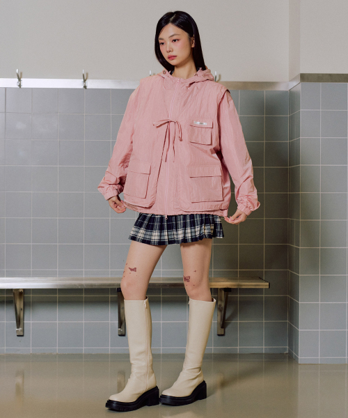 ZEROPLANET（ゼロプラネット）の「メイヴ ウィンドブレーカーセット [ピンク]（ナイロンジャケット・レディース・その他・FREE）」の3枚目の写真