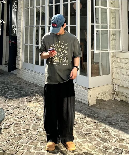 NONBLANK(ノンブランク)の「ツーピンタックワイドフィットデニムパンツ_INDIGO(デニムパンツ・メンズ・ダークネイビー・MEDIUM/LARGE/X-LARGE)」の18枚目の写真