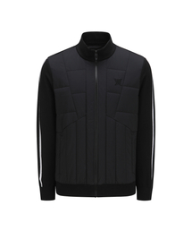 ANEW GOLF（アニューゴルフ）の「MEN SP HYBRID PADDED KNIT CARDIGAN_BK（ダウンジャケット/コート）」