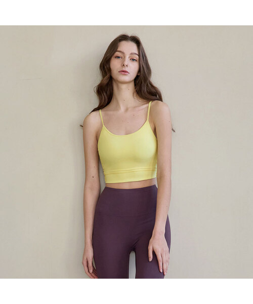 DEVIWEAR(デヴィウェア)の「プリア クロップドトップ DEVI-TS0050-レモン(チューブトップ・レディース・レモンイエロー・SMALL/MEDIUM/LARGE)」の1枚目の写真