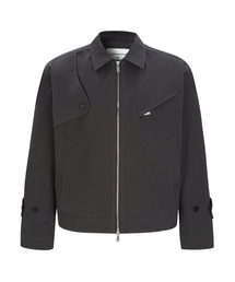 UNGIMMICK（アンジミック）の「CROPPED TRENCH JACKET (CHARCOAL)（その他アウター）」