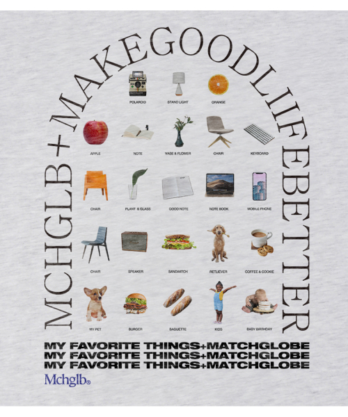 MATCHGLOBE(マッチグローブ)の「デイリーフェイバリットオーバーサイズTシャツ(ライトグレー)(Tシャツ/カットソー・レディース・その他・FREE)」の5枚目の写真
