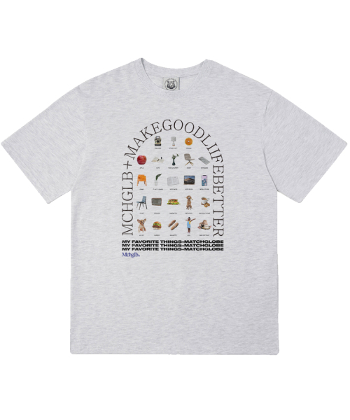 MATCHGLOBE(マッチグローブ)の「デイリーフェイバリットオーバーサイズTシャツ(ライトグレー)(Tシャツ/カットソー・レディース・その他・FREE)」の2枚目の写真