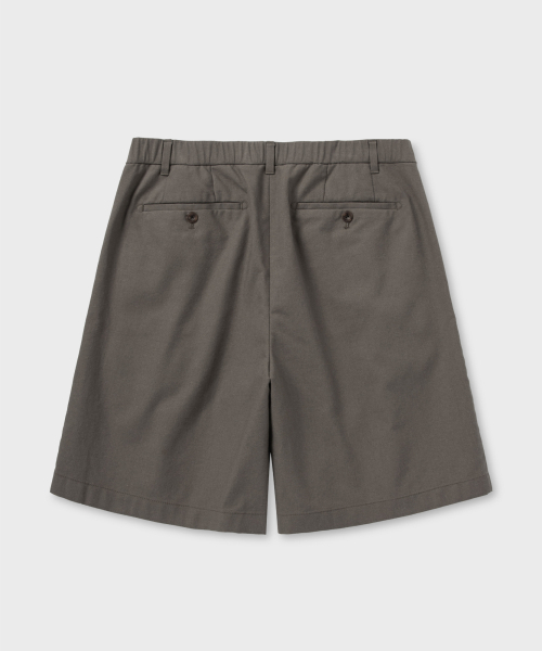NONBLANK(ノンブランク)の「ワイドフィットリネンハーフパンツ_MOCHA(その他パンツ・メンズ・その他・MEDIUM/SMALL/X-LARGE/LARGE)」の3枚目の写真