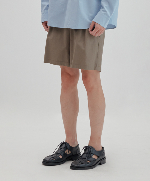 NONBLANK(ノンブランク)の「ワイドフィットリネンハーフパンツ_MOCHA(その他パンツ・メンズ・その他・MEDIUM/SMALL/X-LARGE/LARGE)」の9枚目の写真