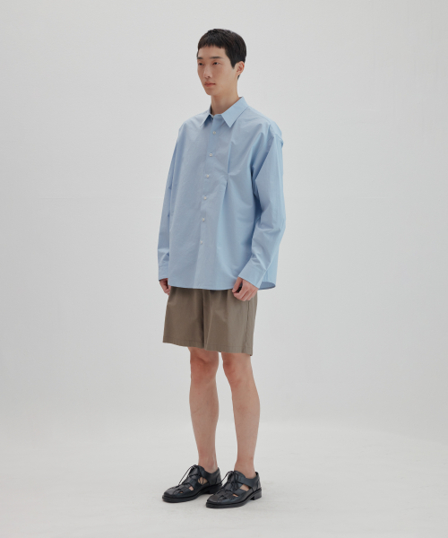 NONBLANK(ノンブランク)の「ワイドフィットリネンハーフパンツ_MOCHA(その他パンツ・メンズ・その他・MEDIUM/SMALL/X-LARGE/LARGE)」の11枚目の写真