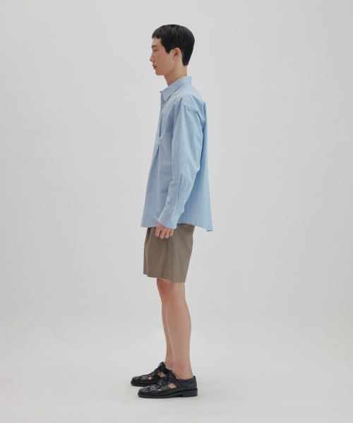 NONBLANK(ノンブランク)の「ワイドフィットリネンハーフパンツ_MOCHA(その他パンツ・メンズ・その他・MEDIUM/SMALL/X-LARGE/LARGE)」の12枚目の写真