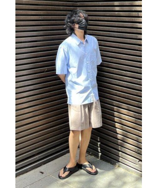 NONBLANK(ノンブランク)の「ワイドフィットリネンハーフパンツ_MOCHA(その他パンツ・メンズ・その他・MEDIUM/SMALL/X-LARGE/LARGE)」の22枚目の写真