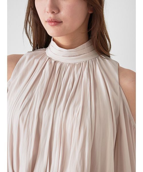 セール】コールドショルダーパンツセットアップ（ワンピース）｜SNIDEL