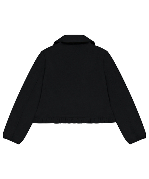 LO AXUAL(ロ・アクシュアル)の「FLEECE FRILL POCKET JACKET_BLACK(その他アウター・レディース・その他・FREE)」の11枚目の写真