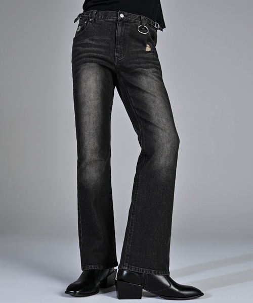 ADRER(�A�h���[)��Hybrid Stretch Semi-Flare Denim / �n�C�u���b�h�X�g���b�`�Z�~�t���A�f�j��(�f�j���p���c)