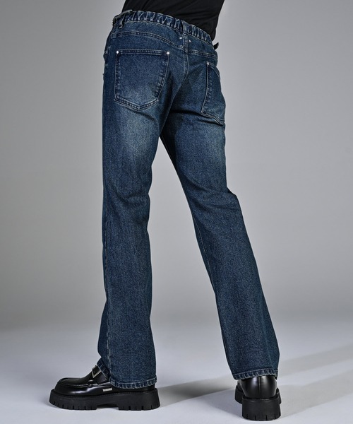 ADRER(アドラー)の「Hybrid Stretch Semi-Flare Denim / ハイブリッドストレッチセミフレアデニム(デニムパンツ・メンズ・ブルー/ブラック/ブラック系1・L/M/S/XS)」の20枚目の写真