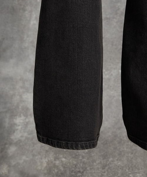 ADRER（アドラー）の「Hybrid Stretch Semi-Flare Denim / ハイブリッドストレッチセミフレアデニム（デニムパンツ・メンズ・ブルー/ブラック・L/M/S/XS）」の16枚目の写真