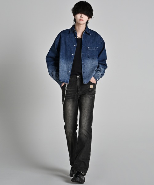 Hybrid Stretch Semi-Flare Denim / ハイブリッドストレッチセミフレア 