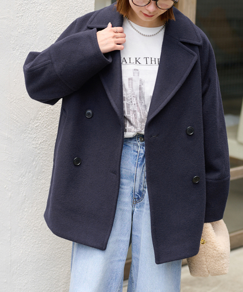 追加2》尾州ウールスーパー100モッサPコート（ピーコート）｜JOURNAL