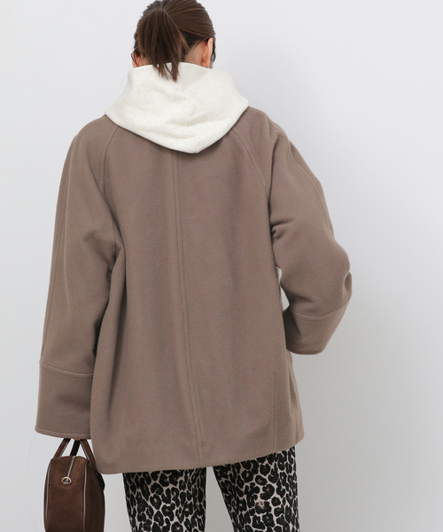 セール】《追加2》尾州ウールスーパー100モッサPコート（ピーコート