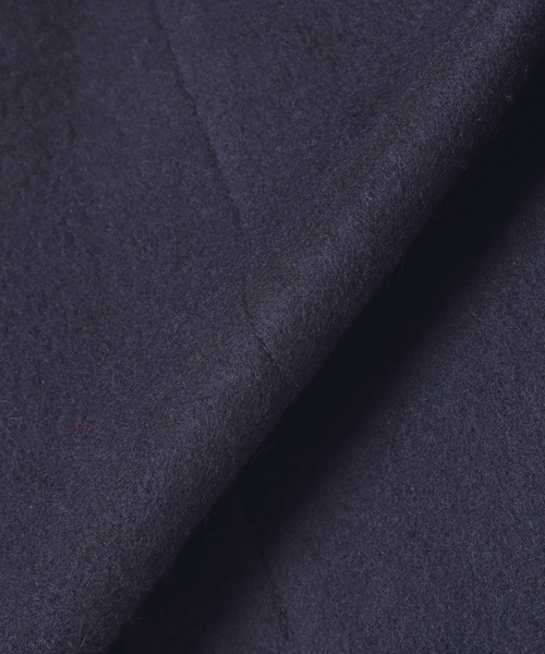 JOURNAL STANDARD relume（ジャーナルスタンダード　レリューム）の「《追加2》尾州ウールスーパー100モッサPコート（ピーコート・レディース・ブラウン/チャコールグレー/ネイビー・38/36）」の4枚目の写真