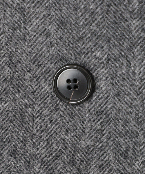 JOURNAL STANDARD relume（ジャーナルスタンダード　レリューム）の「《追加2》尾州ウールスーパー100モッサPコート（ピーコート・レディース・ブラウン/チャコールグレー/ネイビー・38/36）」の6枚目の写真