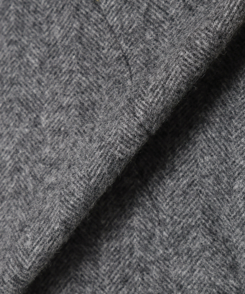 JOURNAL STANDARD relume（ジャーナルスタンダード　レリューム）の「《追加2》尾州ウールスーパー100モッサPコート（ピーコート・レディース・ブラウン/チャコールグレー/ネイビー・38/36）」の7枚目の写真