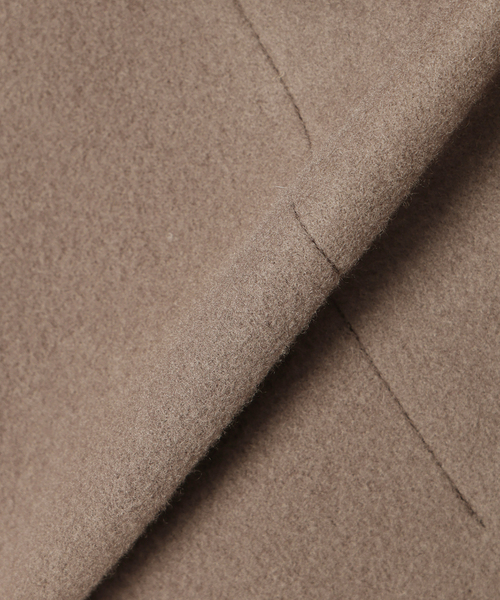 JOURNAL STANDARD relume（ジャーナルスタンダード　レリューム）の「《追加2》尾州ウールスーパー100モッサPコート（ピーコート・レディース・ブラウン/チャコールグレー/ネイビー・38/36）」の10枚目の写真