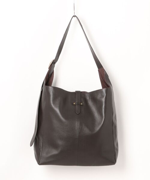 BICASH(ビカーシ)の「【BICASH/ビカーシ】レザーショルダーバッグ /#B863(ショルダーバッグ・メンズ・ダークブラウン/ブラック・FREE)」の1枚目の写真