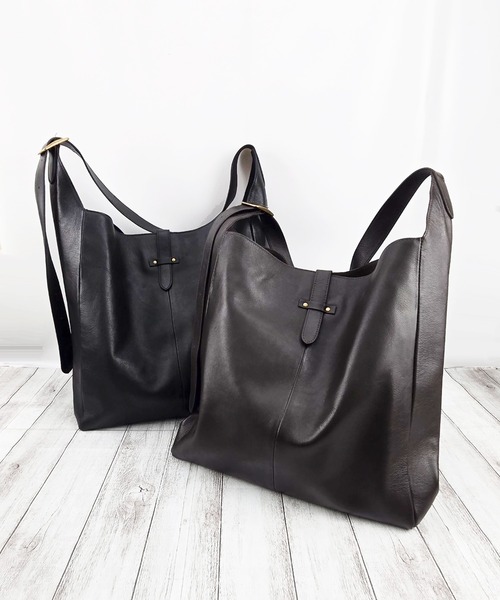 BICASH(ビカーシ)の「【BICASH/ビカーシ】レザーショルダーバッグ /#B863(ショルダーバッグ・メンズ・ダークブラウン/ブラック・FREE)」の9枚目の写真