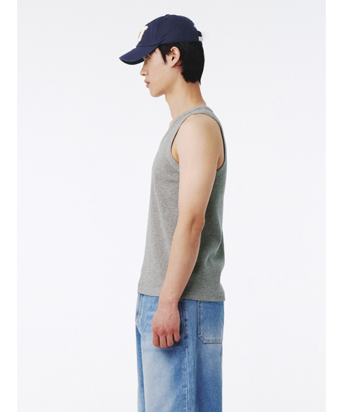 KIJUN MEN(キジュンメンズ)の「(M) Patch Tank Top Melange Grey(Tシャツ/カットソー・メンズ・その他・MEDIUM/LARGE)」の5枚目の写真