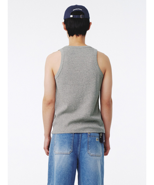 KIJUN MEN(キジュンメンズ)の「(M) Patch Tank Top Melange Grey(Tシャツ/カットソー・メンズ・その他・MEDIUM/LARGE)」の4枚目の写真