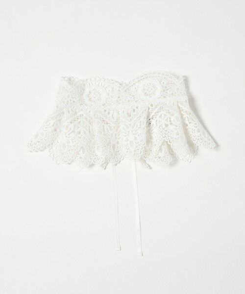 IRIS47(イリスフォーセブン)の「<AYA KANEKO×IRIS 47×UNITED ARROWS>レース つけ襟(付け襟・レディース・ブラック/ホワイト・FREE)」の8枚目の写真