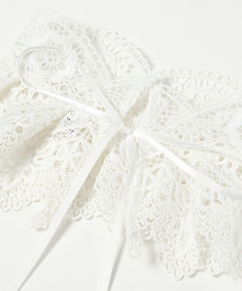 IRIS47(イリスフォーセブン)の「<AYA KANEKO×IRIS 47×UNITED ARROWS>レース つけ襟(付け襟・レディース・ブラック/ホワイト・FREE)」の11枚目の写真