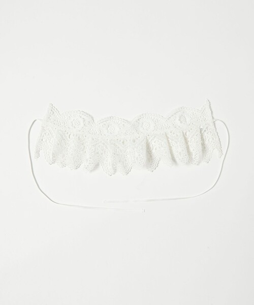 IRIS47(イリスフォーセブン)の「<AYA KANEKO×IRIS 47×UNITED ARROWS>レース つけ襟(付け襟・レディース・ブラック/ホワイト・FREE)」の12枚目の写真