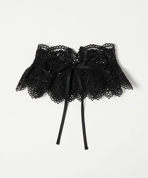 IRIS47(イリスフォーセブン)の「<AYA KANEKO×IRIS 47×UNITED ARROWS>レース つけ襟(付け襟・レディース・ブラック/ホワイト・FREE)」の13枚目の写真