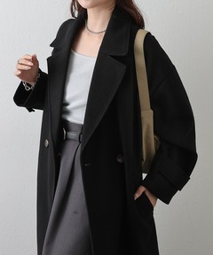 ユニセックスアイテム》SUPER140Sウールカットオフステッチダブル