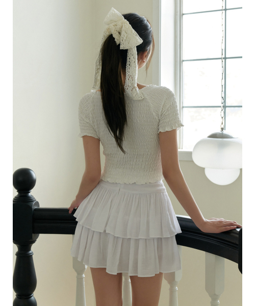 RE_L(リエル)の「Water wave t-shirt (ivory)(Tシャツ/カットソー・レディース・その他・FREE)」の5枚目の写真