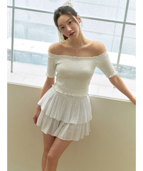 RE_L(リエル)の「Water wave t-shirt (ivory)(Tシャツ/カットソー・レディース・その他・FREE)」の6枚目の写真