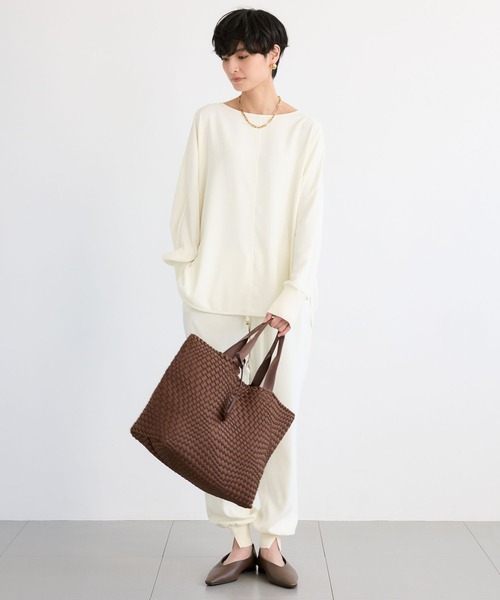 BARNYARDSTORM（バンヤードストーム）の「BARNYARDSTORM / NEWダブルクロスプルオーバー（Tシャツ/カットソー・レディース・チャコールグレー/カーキ/ブラック/ホワイト・M/S）」の20枚目の写真